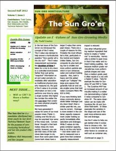 The Sun Gro'er Newsletter