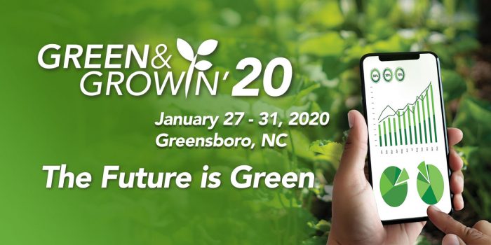 Green & Growin' 20 January 2020 Greensboro, NC Ad