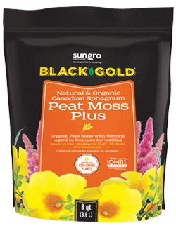 Black Gold® Natural & Organic Canadian Sphanum Peat Moss Plus