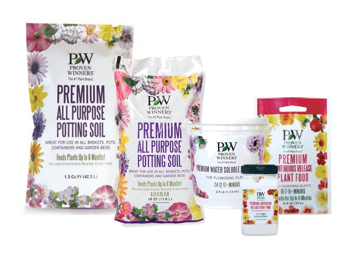 Terreaux d’empotage et engrais de marque Proven Winners