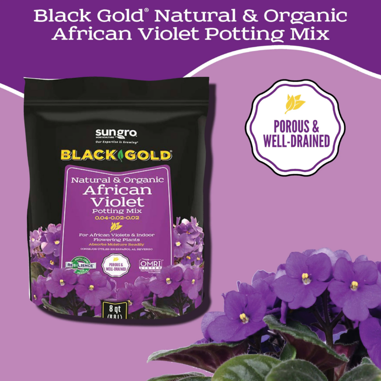 Black Gold® Natural & Organic African Violet Potting Mix — Sun Gro