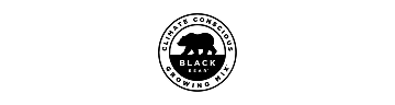 Minimalist black bear silhouette logo on dark background for Sungro branding and packaging