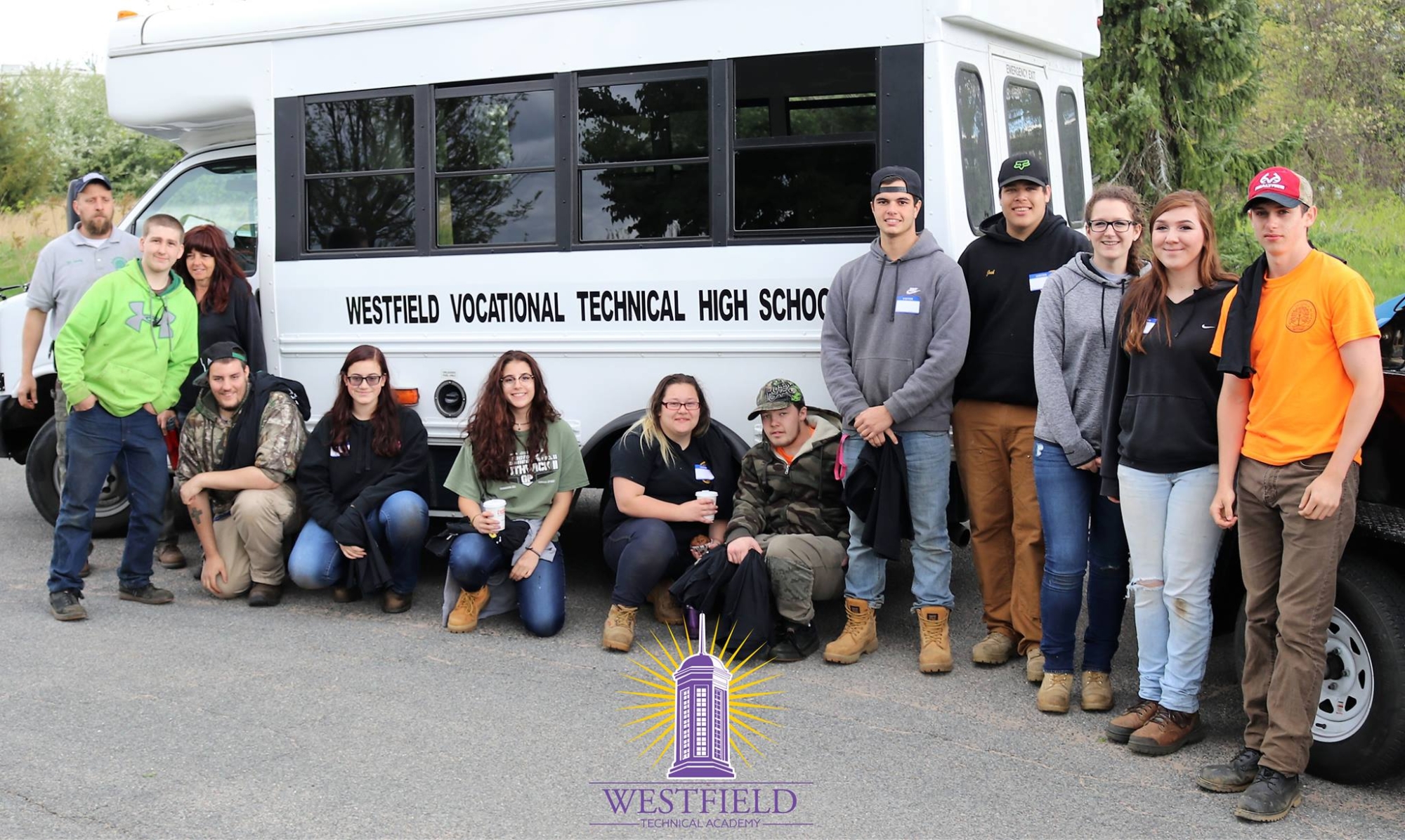 Étudiants de la Westfield Technical Academy prêts à faire du bénévolat en 2017