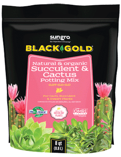 Image of Black Gold Natural and Organic Succulent and Cactus Potting Mix 8.8 liter bag