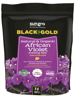 Black Gold® Natural & Organic African Violet Potting Mix  0.04-0.02-0.02