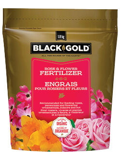 Engrais pour rosiers et fleurs (4‑6‑2) Black Gold®