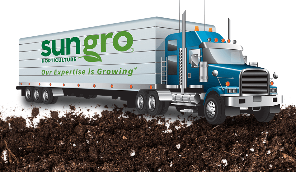 Image with of Sun Gro branded truck