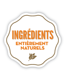 Canada – Ingrédients entièrement naturels