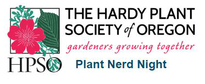 Hardy Plant Society of Oregon Plant Nerd Night Logo