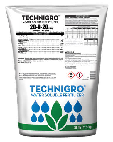 Technigro Water Soluable Fertilizer 25lb bag