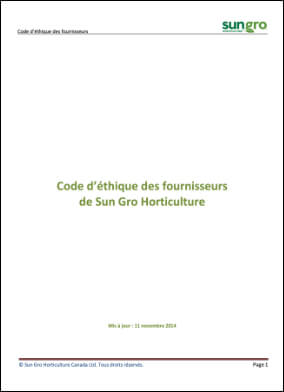 Code of Ethics French